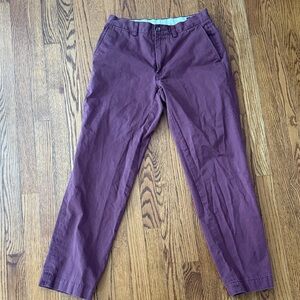 Polo Ralph Lauren Men's Classic Fit Chinos Maroon Size 31x32